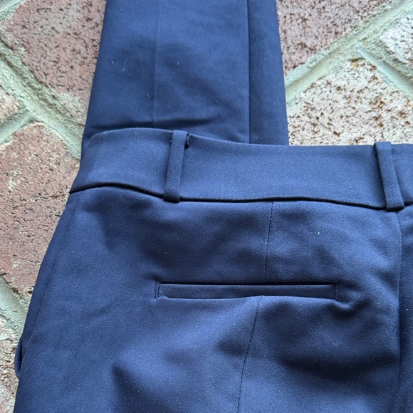 Loft Ann Taylor Marisa Skinny Navy Trouser Work Pants 2 Petite (Hemmed) - Picture 5 of 7